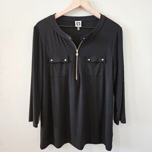 Anne Klein 3/4 Sleeve Blouse